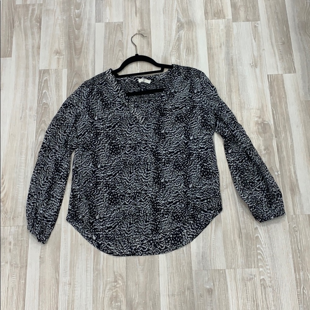 Joke Black and White Blouse